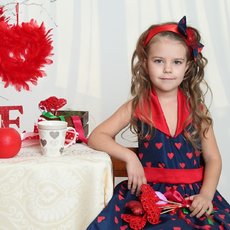 Романтичная красавица