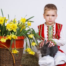 Фотосессия с кроликом