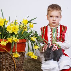 Фотосессия с кроликом