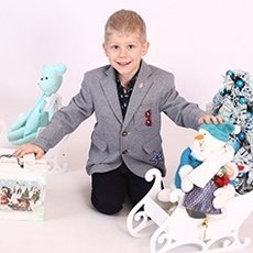 Фото з сніговиком