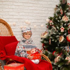 Хлопчик в новорічному образі