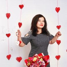 Фото з квітами і валентинками