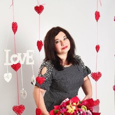 Ніжне фото з букетом