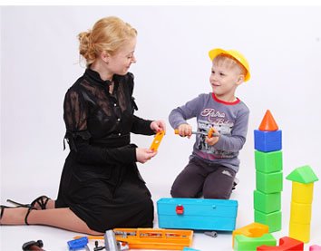 Мальчик с преподавателем